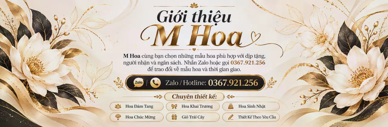Ảnh bìa Shop hoa tươi Xã Bình Thành Đồng Tháp - Một món hoa, nhiều điều muốn nói
